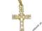 18 Złoty krzyżyk z cyrkoniami ZŁOTO 333 KRZYŻ!