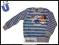 Bluza sweter paski GT (rozm. 110) NOWOŚĆ ZIMA