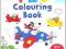 123 Colouring Book with Stickers (Usborne First Co