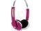 SŁUCHAWKI NAUSZNE STEREO  COLOR , 1.5M, RÓŻOWE Wys
