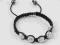 Bransoletka SHAMBALLA Crystal 5x 10mm 16-26cm