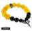 Manduri Bransoletka Agat Charms ELF Srebro JB54