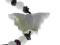 Manduri Bransoletka SHAMBALLA Jadeit Motyl JB67