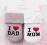 H&amp;M NOWE skarpetki 2 pack LOVE MUM DAD 13-15