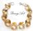 BRANSOLETKA SWAROVSKI GOLDEN SHADOW SREBRO