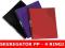 SEGREGATOR TRWAŁY PP 4 RINGI szer 22 mm niebieski