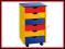 Regał szafka RONNY kontenerek szuflady na kółkach