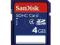 SANDISK SECURE DIGITAL SDHC 4GB