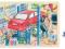Drewniane puzzle WARSZTAT SAMOCHODOWY 96 elem GOKI