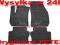 Gumowe dywaniki samochodowe Zafira B od 05r. PETEX
