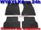 Gumowe dywaniki samochodowe Audi A6 C7 od 11r. FRO