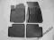 Dywaniki gumowe korytka Mitsubishi Colt (96-04r.)