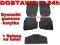 Gumowe dywaniki samochodowe Seat Ibiza 02-08r +OSŁ