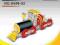 LOKOMOTYWA model klocki metal kl387 DIY Infant
