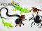 Gady i płazy miękkie figurki 6 szt ZW128 FIGURKOWO