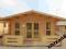 DOMEK LETNISKOWY DREWNIANY DZIAŁKOWY   45mm  27m2