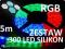 Taśma LED ZESTAW 300RGB 5m sili sterownik zasilacz