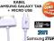 Kabel Micro USB I Samsung Galaxy Tab biały