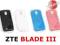 ZTE BLADE 3 III = ETUI POKROWIEC S-LINE 2x FOLIA