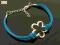 Br7287 modna * BRANSOLETKA LUCKY CHARMS KWIATEK *