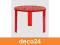 Stolik KARTELL T-table czerwony Z EKSPOZYCJI