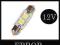 ŻARÓWKA SV8,5 11x31 CANBUS LED SMD x 2 BIAŁA 2 szt