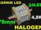 Żarnik Halogen LED 24SMD 78mm 4,8W J-78