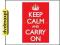 dvdmaxpl KEEP CALM AND CARRY ON (RED) (PLAKAT)