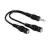 Adapter Jack 3,5mm wtyk -2x Jack 3,5mm gn. HAMA