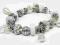 BRANSOLETKA MODUŁOWA BAZA CHARMS SWAROVSKI+GRATIS