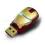 Pendrive Iron Man 32GB czerwono-zloty