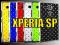 XPERIA SP C5306 - Etui DIAMOND + FOLIA + RYSIK