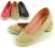 MUST HAVE Balerinki Espadryle 3 kolory materiał 36