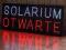 LED REKLAMA WEWNĘTRZNA SOLARIUM OTWARTE 89x20 cm