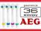 KOŃCÓWKI WKŁADY SZCZOTECZKI AEG EZ 5623 5622 4szt