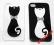 PANEL iPhone 4 / 5 DIAMOND CAT Black&amp;White