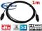 Kabel przewód OPTYCZNY Toslink T-T wt-wt - 1,0 m