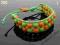 Br9552 modna BRANSOLETKA SHAMBALLA kulki 3 kolory