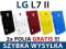 LG Swift L7 II (P710) | case panel ETUI +2x FOLIA