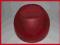 Wazon- lampion czerwony matowa kula 14 cm