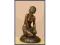 PRZEPIĘKNY AKT DZIEWCZYNY SYGN. BRĄZ ART DECO