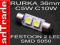 ŻARÓWKA 2 LED 5050 SMD RURKA 36mm C5W C10W FESTOON