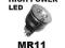 Żarówka 1 LED HIGH POWER 1W MR11 12V aluminium