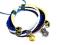 Bransoletka Charms z Rzemieni Skórzanych+Swarovski