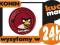 Angry Birds talerzyki talerze czerwone 23cm 8 szt
