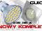 komplet żarówka gu10 27 led smd ciepła+oprawa+wtyk