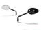 STONE Black lusterka street naked BARRACUDA 2szt