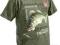T-shirt koszulka DRAGON Sandacz L, kolor olive