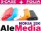 S-CASE NOKIA 206 Pokrowiec Etui GUMA + FOLIA