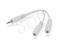ADAPTER JACK STEREO(M)-|}JACK STEREO (F) X2 10CM